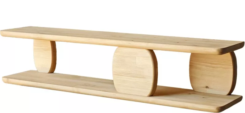 Raft muri Modena, ngjyrë lisi, Hanah Home