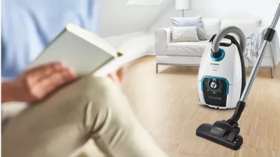 Fshesë me korrent drum Bosch Serie 8 BGB75XSIL, 650W, 5L, e bardhë