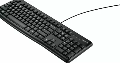 Tastierë Logitech K120, AZERTY, me kabllo, e zezë