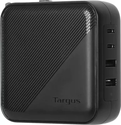 Karikues universal Targus 100W GaN, 4 porta, Power Delivery, i zi