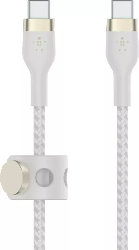 Kabllo Belkin BOOST↑CHARGE PRO Flex, 2 m, USB C, USB 2.0, Bardhë