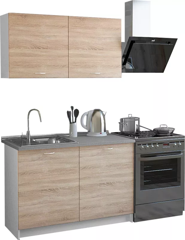 Njësi kuzhine melamine sonama-bardhë FH2439 46-29.2x120Y cm