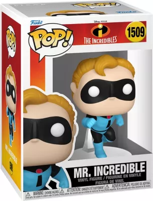 Figurinë vinyl Funko POP! Disney The Incredibles Mr. Incredible (me shans CHASE), blu/zi