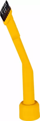 Furçë ergonomike për papastërti të fortë Dewalt DXVA00-4300E, për zorrë thithjeje 32/48/64 mm, e verdhë