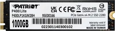 SSD Patriot Memory P400 Lite 1 TB, M.2 PCI Express 4.0