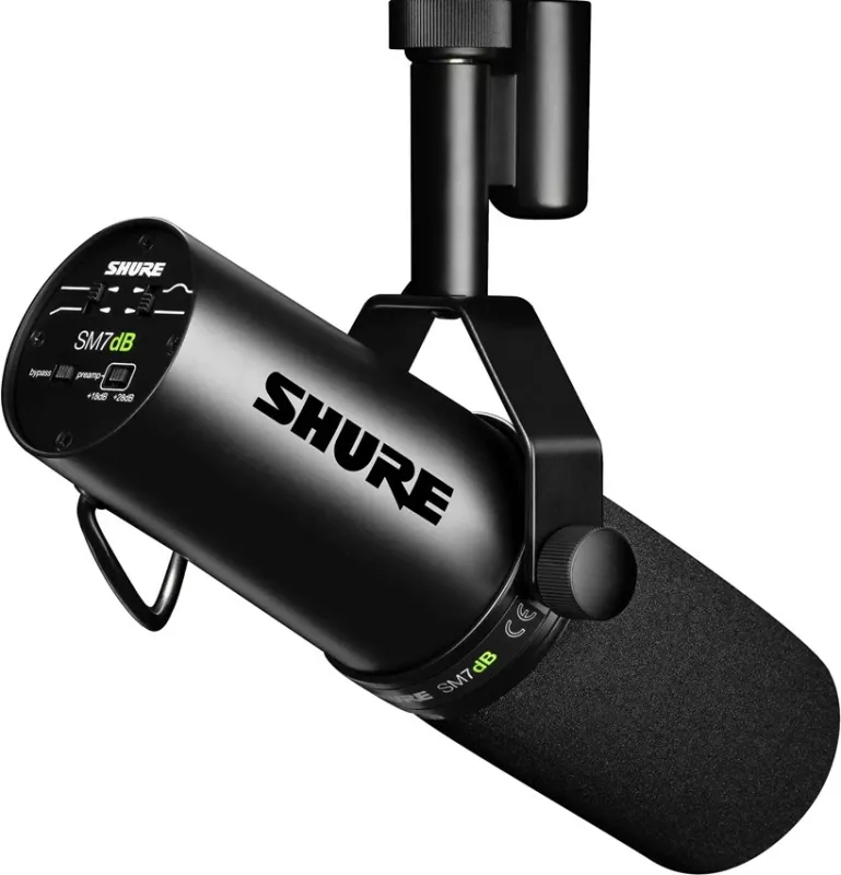 Mikrofon dinamik Shure SM7dB, i zi