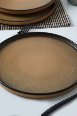 Set pjatash shërbimi, 6 copë, ngjyrë camel, Hermia Concept, X00018265