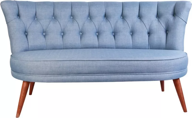 Divan dy-vendësh Atelier del Sofa, Richland Loveseat, indigo blue