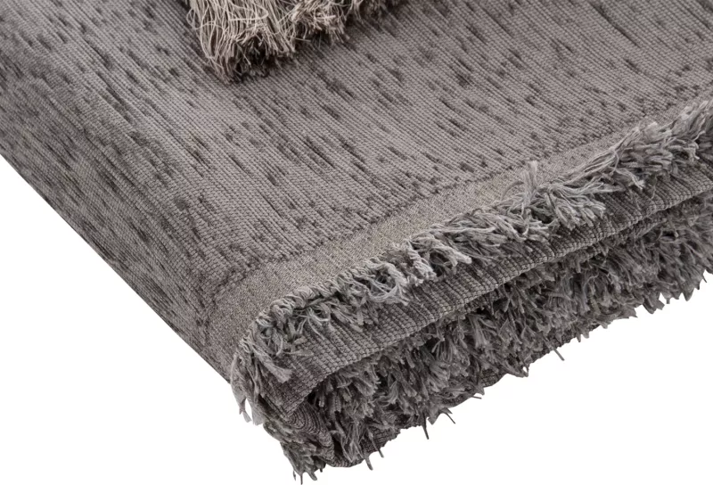 Mbulesë divani me franja DREAMTOPIA FH12165.08 ngjyrë gri 295x170 cm
