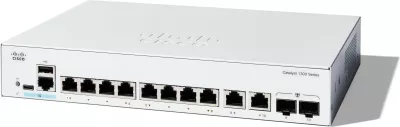 Switch Cisco Catalyst 1300-8T-E-2G, 8 porta GE, 2x1GE Combo, PoE, Managed, Rack mounting