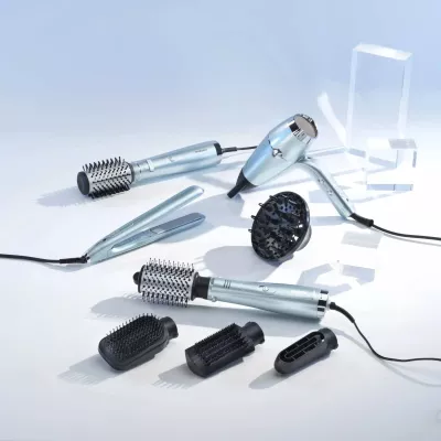furçë nxehtësie BaByliss AS774E 1000W Hydro-Fusion, 4 në 1, set 4 aksesorë