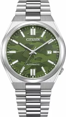 Orë dore për meshkuj CITIZEN Tsuyosa NJ0159-86X, e gjelbër me kuti