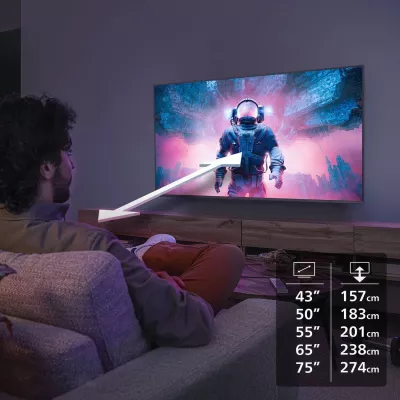 Televizor Philips 43PUS7000/12 43" 4K UHD LED Smart HDR10+ HDMI 2.1 VRR Dolby Atmos