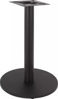 Bazë tavoline metalike, ngjyrë e zezë matte, 45x72 me rregullues FH419.11