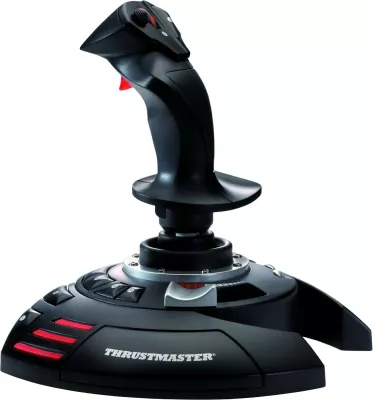 Joystick Thrustmaster T.Flight Stick X, 12 butona, USB, zi/kuqe/argjend
