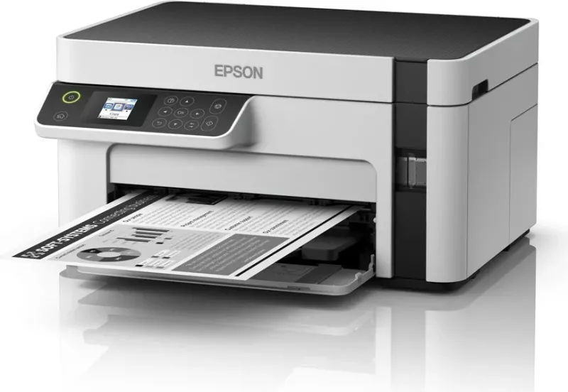 Printer Epson EcoTank M2120, Inkjet, Wi-Fi, Bardhë