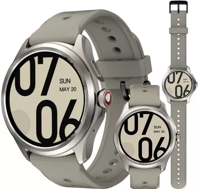 Smartwatch Mobvoi TicWatch Pro 5 GPS, 1.43", 32GB, Sandstone