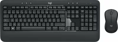 Set tastierë AZERTY Logitech MK540 wireless me maus, e zezë-bardhë