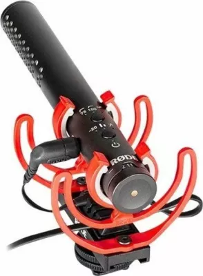 Mikrofon shotgun Rode VideoMic NTG, 3.5mm + USB-C, superkardioid, bateri 30h, e zezë