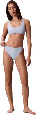 Bikine për femra Calvin Klein Jeans LV00Q61147, blu e zbehtë [Madhësia: M]