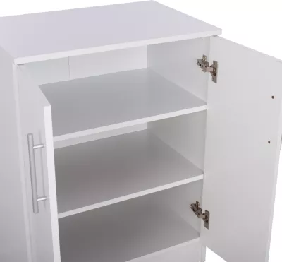 Dollap këpucësh Emerie FH2206.05, i bardhë, 60x40x80Hcm