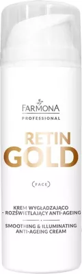 Krem fytyre anti-age për femra Farmona Professional Retin Gold Smoothing and Illuminating, 150ml
