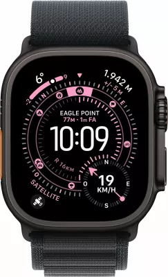 Smartwatch Apple Watch Ultra 3 Titanium Cellular 49mm Alpine Loop e zezë