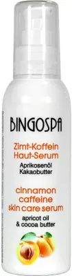 Serum për trup për femra BingoSpa Kanellë-Kafeinë me Vaj Kajsie dhe Gjalpë Kakao, 135g