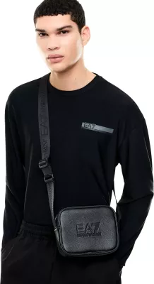 Çantë crossbody për femra EA7 7W001619 AF27199, e zezë