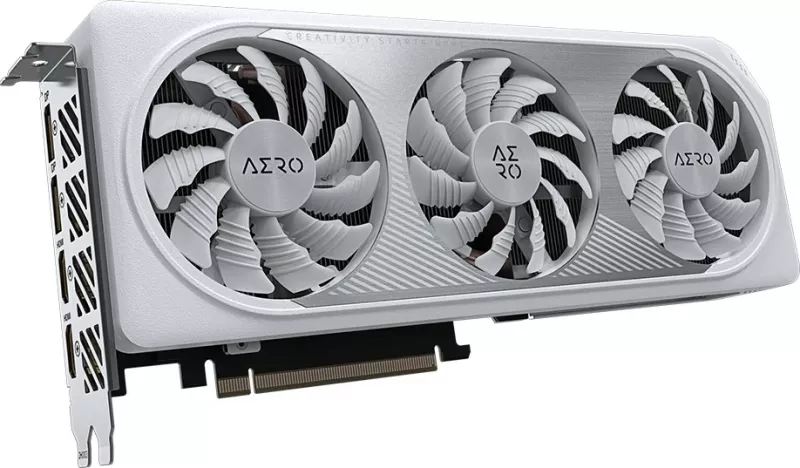 Kartelë grafike Gigabyte AERO GeForce RTX 4060 Ti OC 8G, 8 GB, GDDR6, e bardhë