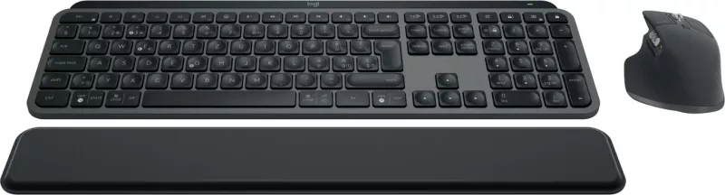 Set tastierë dhe maus Logitech MX Keys S Combo, wireless, QWERTZ, LED, Graphite
