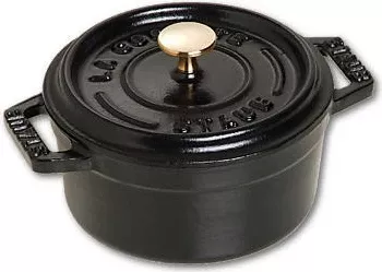 Enë gatimi Staub Minis 0.25L, prej gize, e zezë