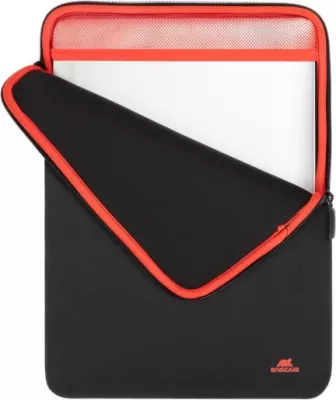 Mbështjellës laptopi RIVACASE 5223 për 13.3-14\", neopren/poliester, zinxhir i dyfishtë, i zi