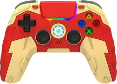 GamePad wireless iPega PG-P4020A me touchpad për PS4/PS3/PC, e kuqe