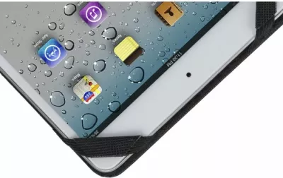 Mbështjellës me stand për tablet 7" RIVACASE 3212, mbyllje magnetike, poliuretani, i zi