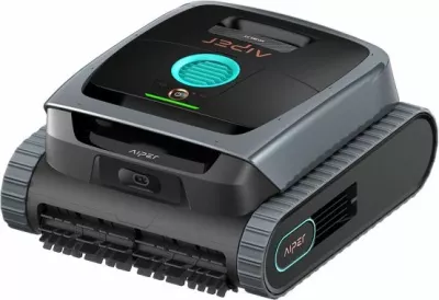 Robot pastrues pishine me bateri AIPER Scuba S3 10,400 mAh, 300 LPM, shportë filtri 3.5 L, 240 min, gri/zezë, set 4 copë
