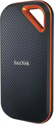 SSD portabël SanDisk Extreme PRO, 1 TB, USB Type-C, 3.2 Gen 2, 2000 MB/s, Mbrojtje me fjalëkalim, E zezë