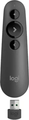 prezantues wireless LOGITECH R500s, laser i kuq, USB receiver + Bluetooth, Graphite