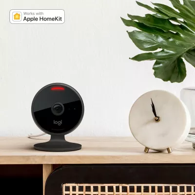 Kamerë sigurie Logitech Circle View, IP, Wireless, Brendshme & jashtme, Bullet, Grafit