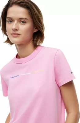 Maicë për femra Tommy Hilfiger Jeans DW0DW22905, rozë [Madhësia: L]