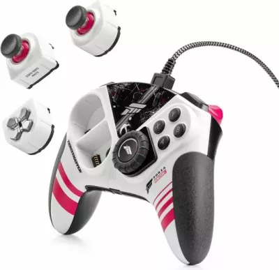 Kontroller gaming Thrustmaster eSwap XR Pro Controller Forza Horizon 5 Edition, modul timoni Racing Wheel, për Xbox Series X|S/Xbox One/PC, bardhë/rozë