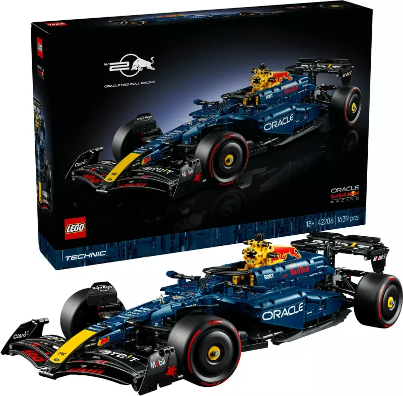 Set ndërtimi LEGO Technic Oracle Red Bull Racing RB20 F1, 1639 pjesë, multingjyrësh