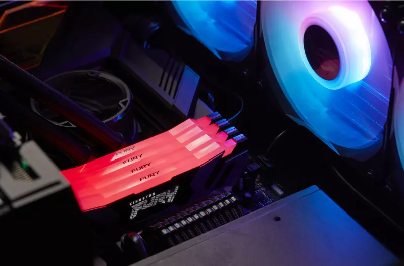 RAM Memorje Kingston FURY 32GB 6000MT/s DDR5 CL32 DIMM (Kit of 2) Renegade RGB
