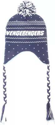 Kapë dimërore Difuzed Avengers Xmas Sherpa One size, blu e errët