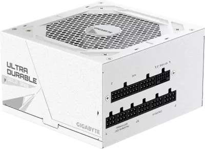 Furnizues rryme (PSU) GIGABYTE GP-UD1000GM PG5 ICE, 1000W, 80 PLUS Gold, modular, PCIe 5.1/Intel ATX 3.1, i bardhë