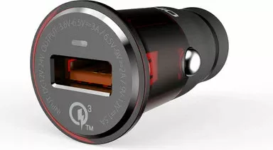 Karikues veture LDNIO C304Q QC 3.0 18W 1xUSB me kabllo USB-C, e kuqe