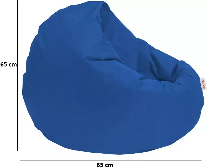 Jastëk kopshti 'bean bag', ngjyrë e kaltër, Iyzi 100, Atelier del Sofa