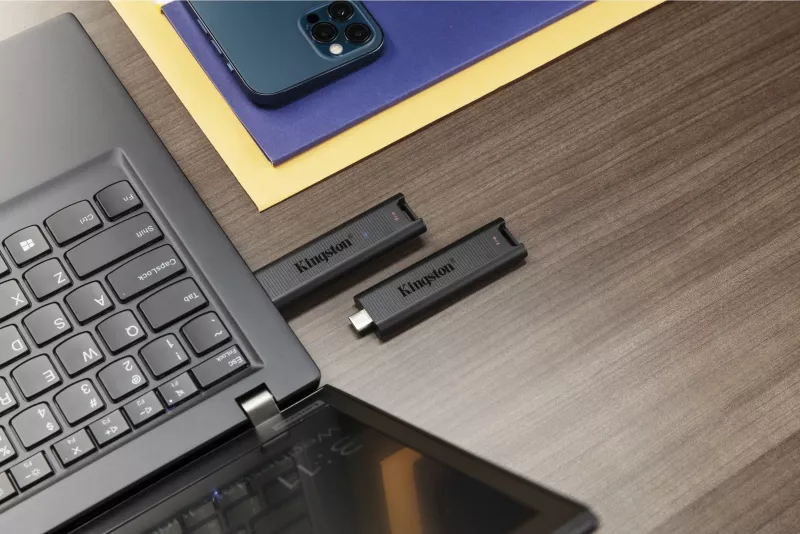 USB Kingston DataTraveler Max 1TB, USB Type-C, 3.2 Gen 2, 1000 MB/s, E zezë