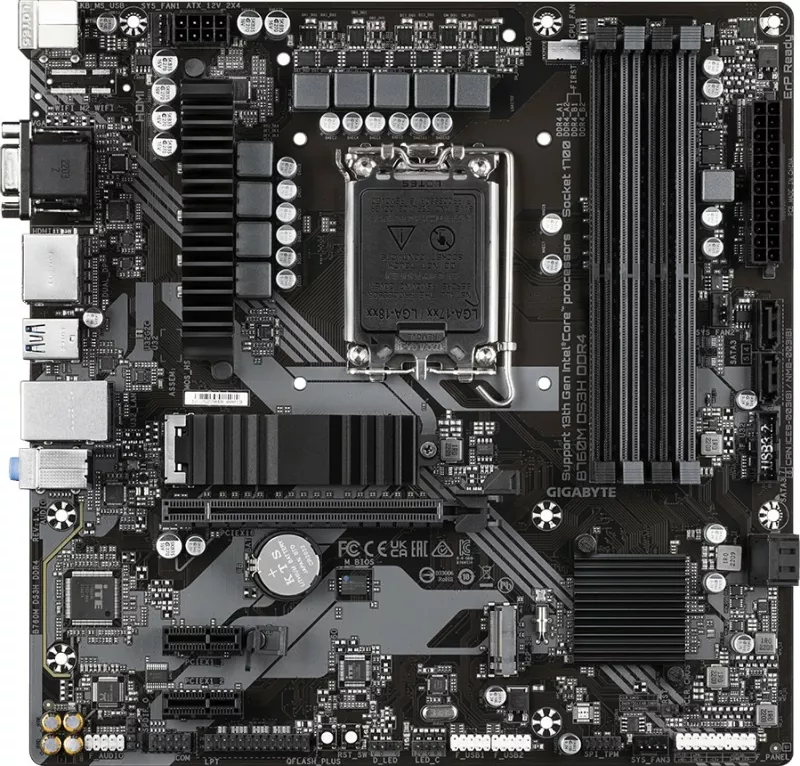Pllakë amë Gigabyte B760M DS3H DDR4