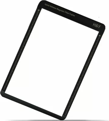 Kornizë magnetike për filtër H&Y K-Series 100x150 mm, e zezë, set me çantë neopreni + leckë mikrofibre